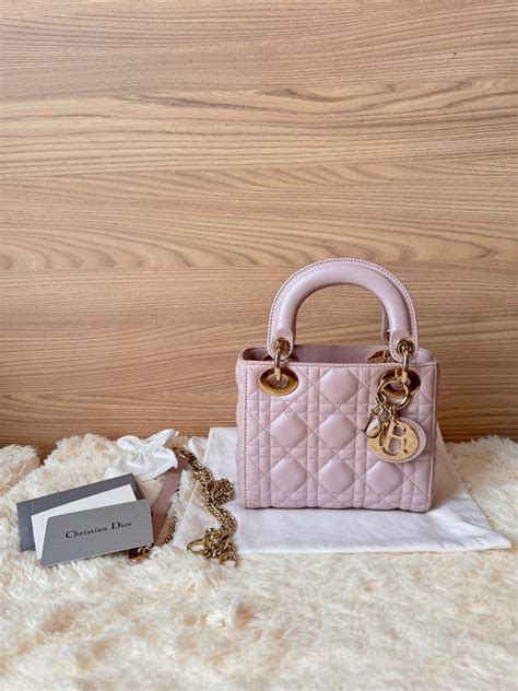 lady dior micro pink|dior mini lotus pearlescent.